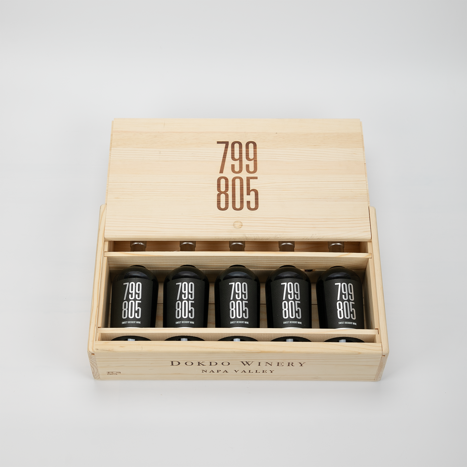 799-805 Sweet Dessert Wine Wooden Case (Port) 5 btls Set